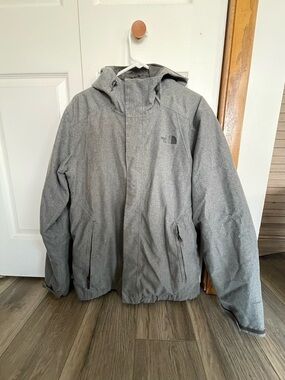 The North Face Men's Hooded Ski Jacket - Heather Gray